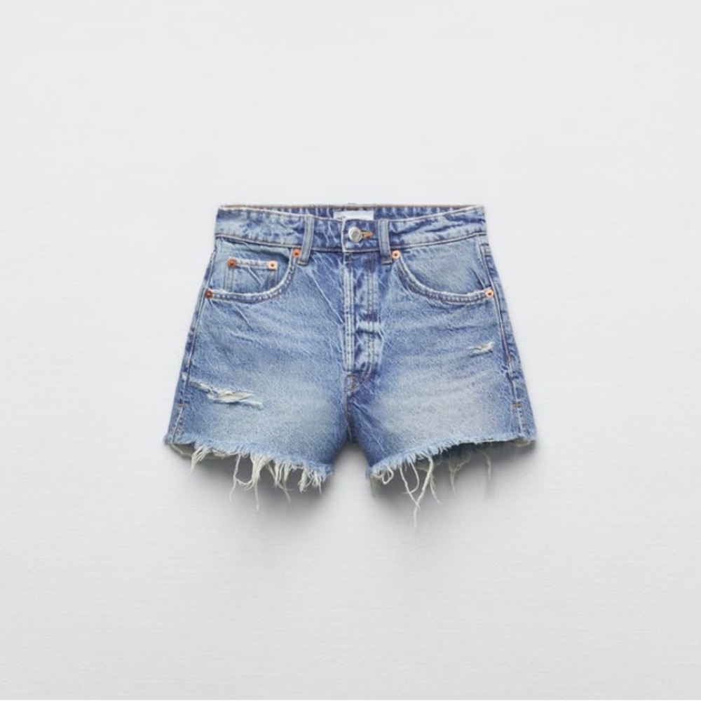 Zara denim jean shorts